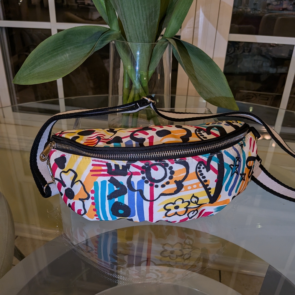 Brighton Multicolor Graffiti Fanny Pack